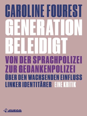 cover image of Generation Beleidigt